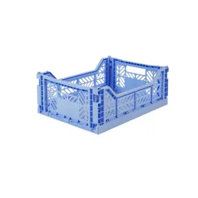 Aykasa - Medium Folding Storage Crate: Baby Blue