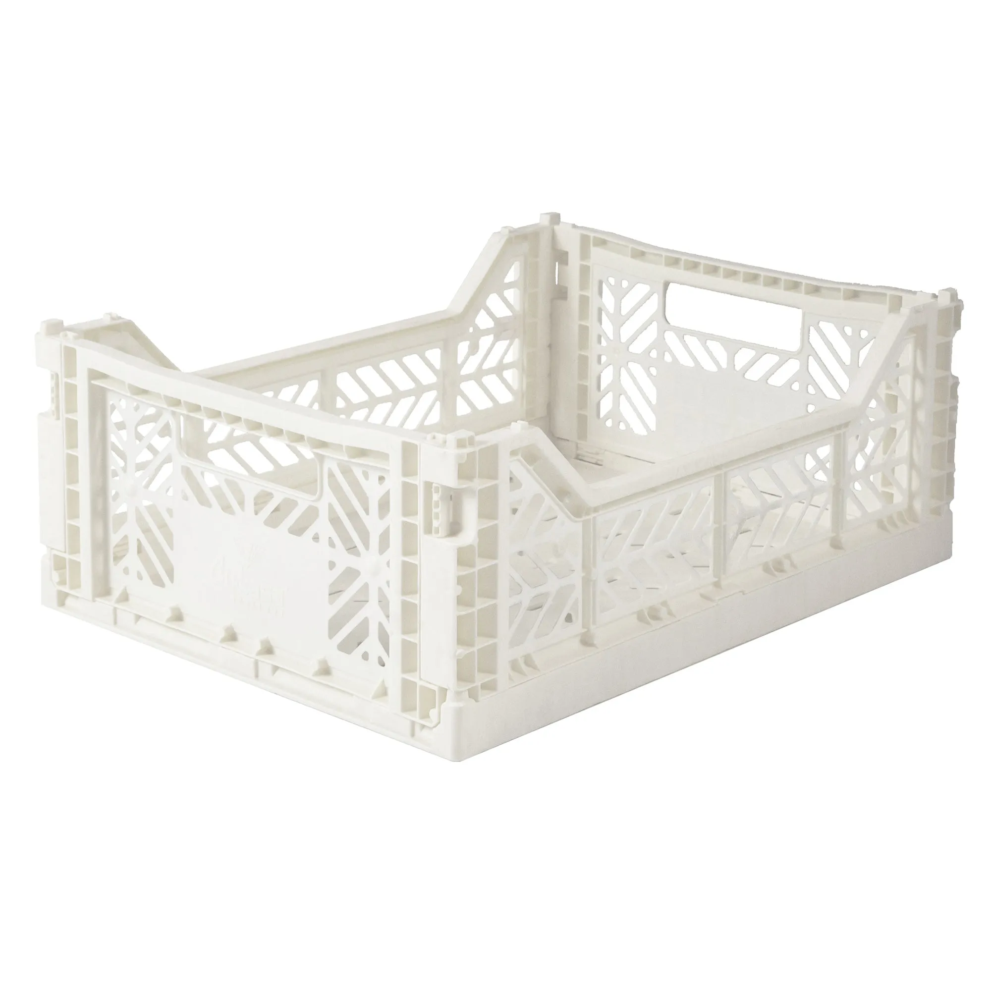 Aykasa - Medium Folding Storage Crate: Coconut Milk