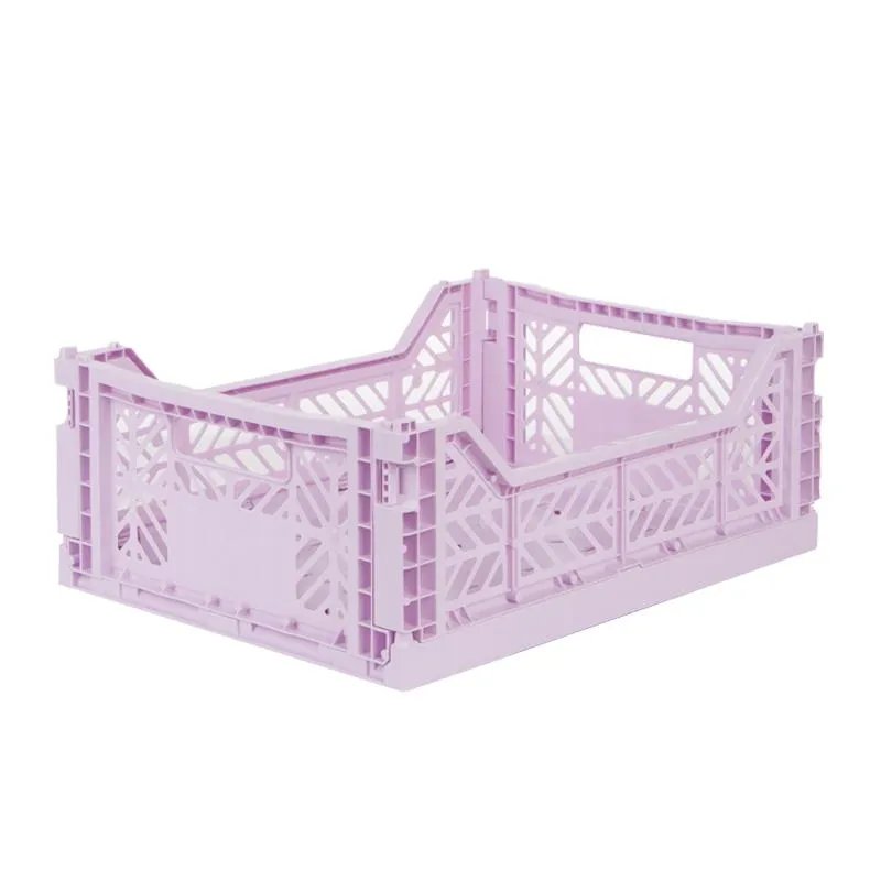 Aykasa: Medium Folding Storage Crate - Orchid
