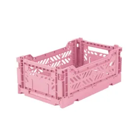 Aykasa - Small Folding Storage Crate: Light Pink