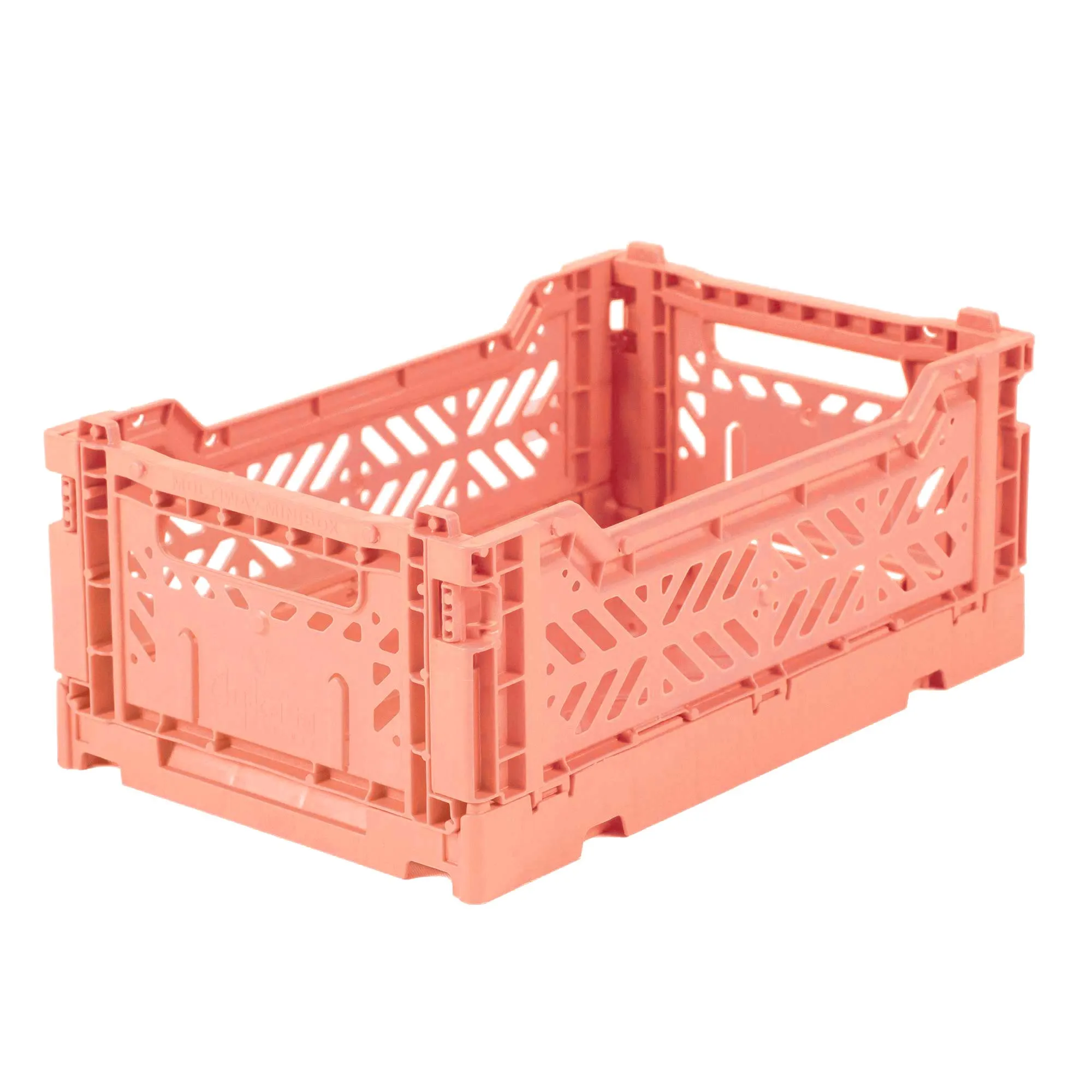 Aykasa - Small Folding Storage Crate: Salmon Pink