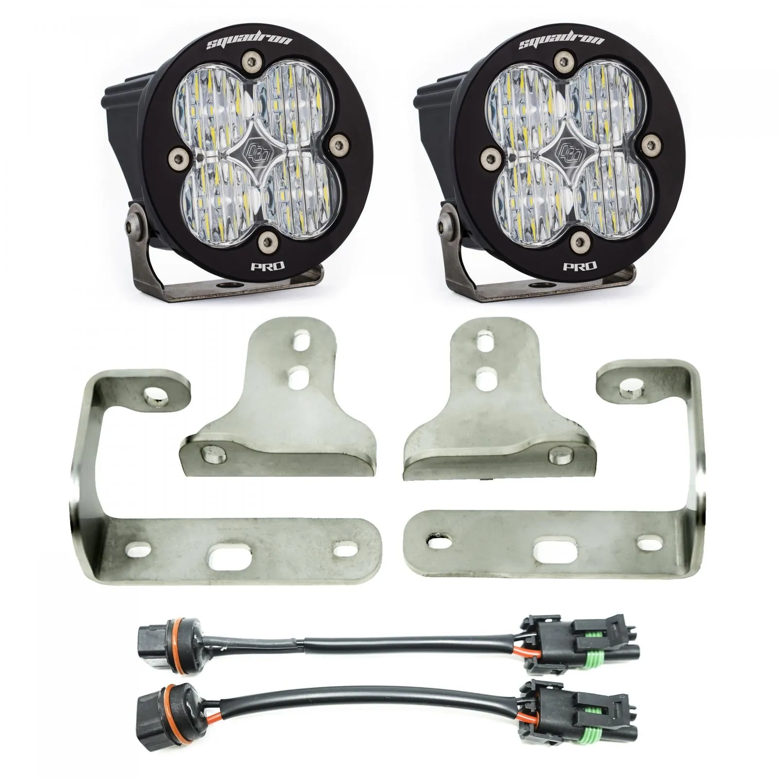Baja Designs 447067 Jeep JL Fog Pocket Kit 2018 Wrangler JL Squadron Pro Series Baja Designs