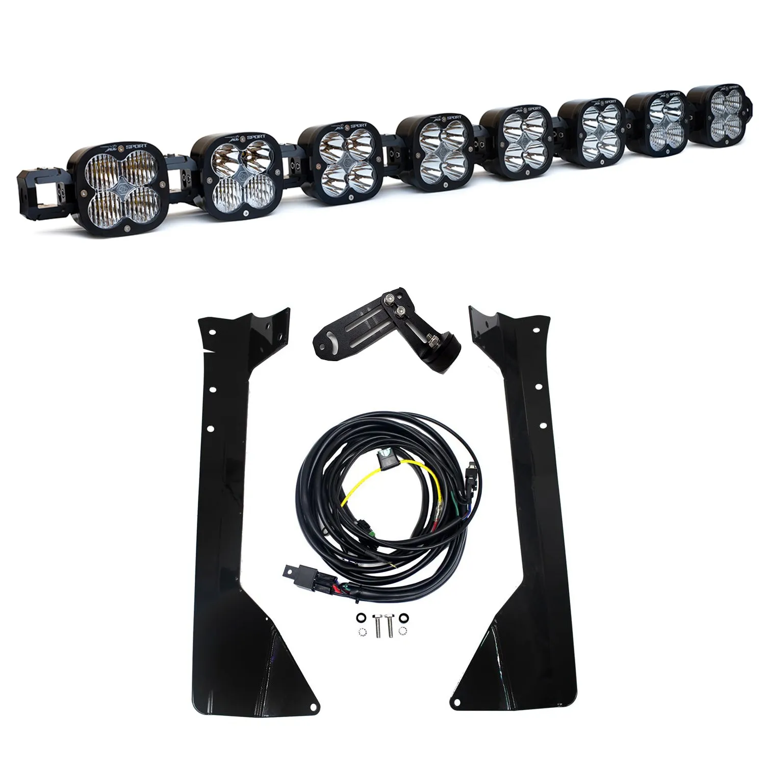 Baja Designs 447099 Jeep JK XL Linkable Roof Bar Kit  07-16 Wrangler JK Baja Desgins
