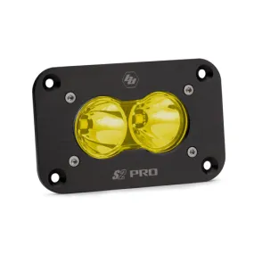 Baja Designs 481011 LED Work Light Flush Mount Amber Lens Spot Pattern S2 Pro Baja Designs