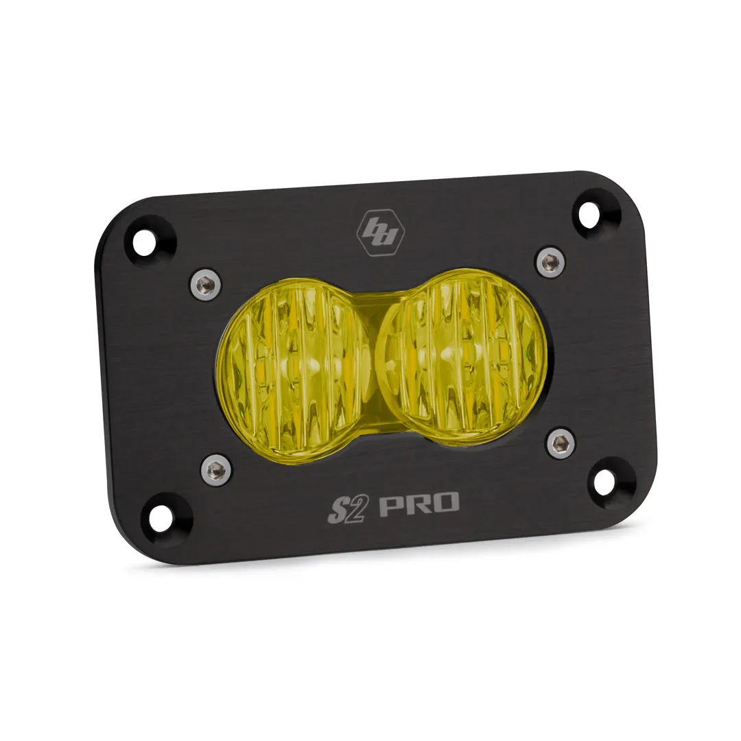 Baja Designs 481015 LED Wide Cornering Amber Flush Mount S2 Pro Baja Designs