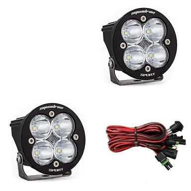 Baja Designs 587806 LED Light Pods Clear Lens Work/Scene (Pair) Squadron R Sport