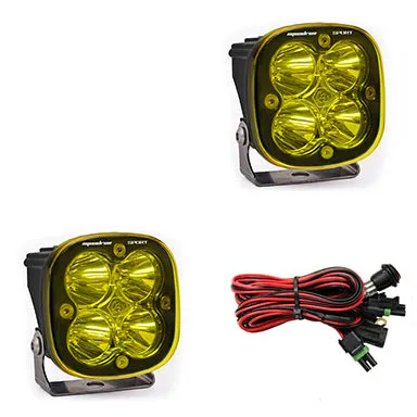 Baja Designs Black Squadron Sport LED Light- Pair