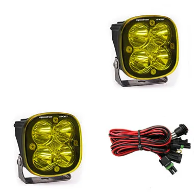 Baja Designs Black Squadron Sport LED Light- Pair
