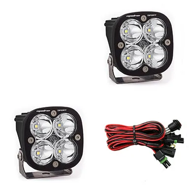 Baja Designs Black Squadron Sport LED Light- Pair