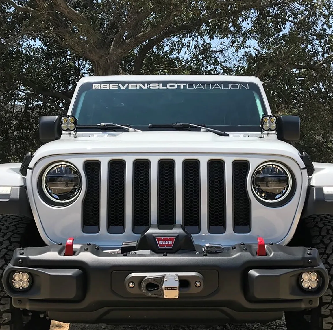 Baja Designs Squadron-R Pro/Sport Fog Pocket LED Light Kit 2018-2024 Jeep Wrangler JL/Gladiator JT Rubicon