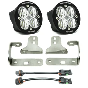 Baja Designs Squadron-R Pro/Sport Fog Pocket LED Light Kit 2018-2024 Jeep Wrangler JL/Gladiator JT Sport