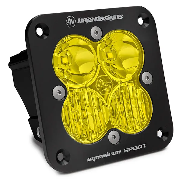 Baja Designs Squadron Sport LED Light - Black Flush Mount