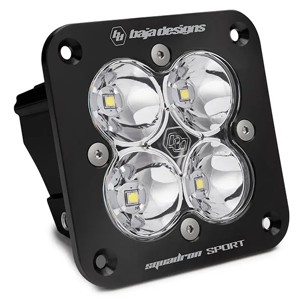 Baja Designs Squadron Sport LED Light - Black Flush Mount