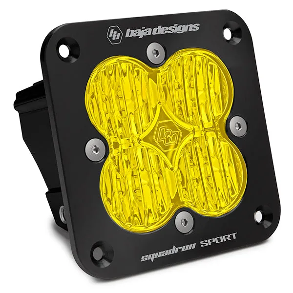 Baja Designs Squadron Sport LED Light - Black Flush Mount