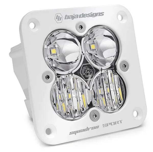 Baja Designs Squadron Sport LED Light - White Flush Mount