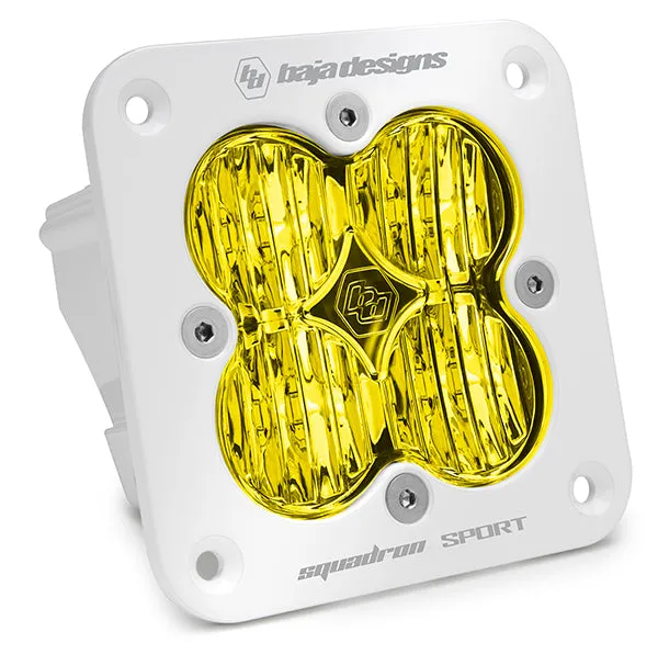 Baja Designs Squadron Sport LED Light - White Flush Mount
