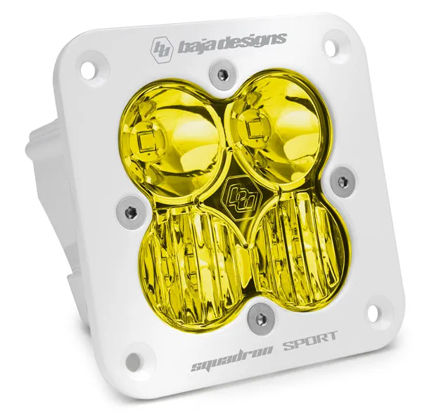 Baja Designs Squadron Sport LED Light - White Flush Mount