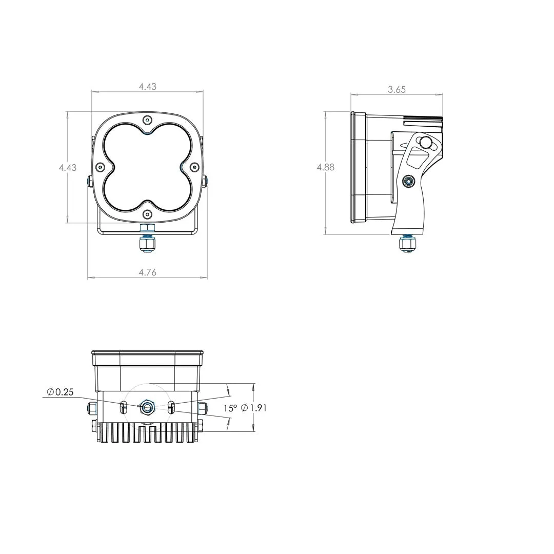 Baja Designs - XL Pro LED Auxiliary Light Pod Pair - Universal