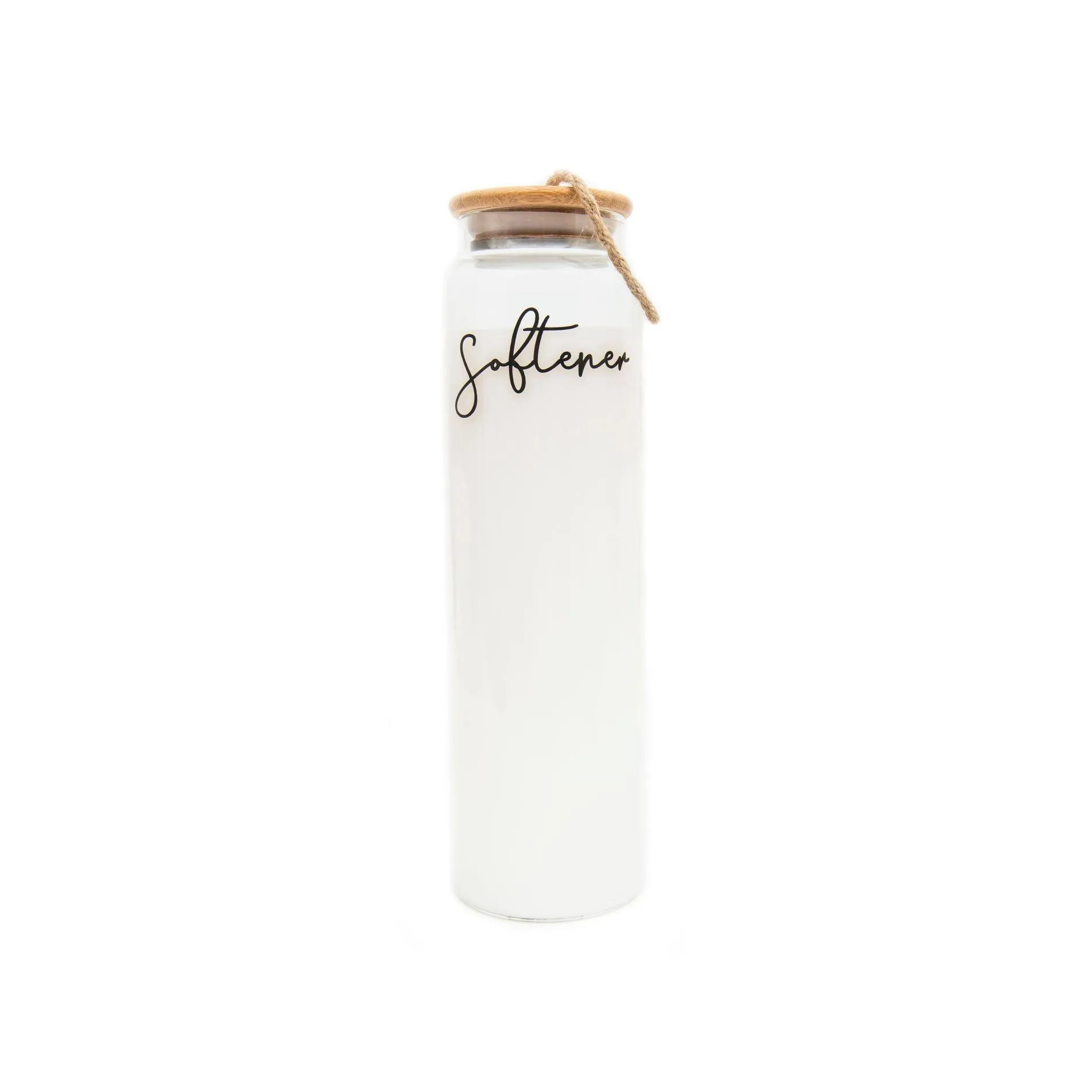 Bamboo and Glass 5 Piece Laundry Pack with Liquid Jar