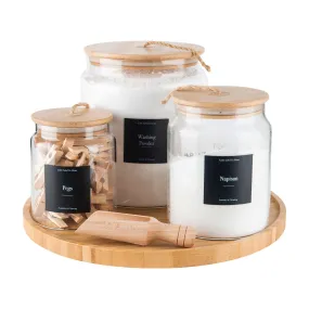 Bamboo and Glass 5 Piece Laundry Powder Pack