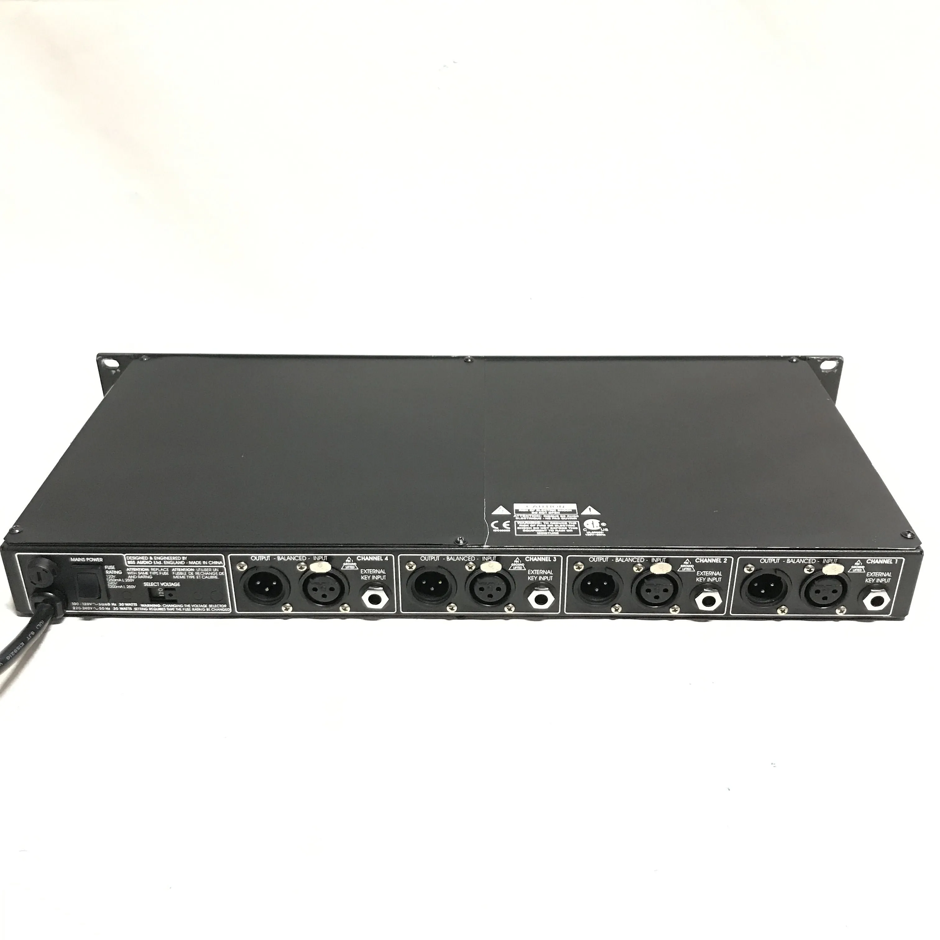 BSS Audio DPR-504 4-Channel Professional Noise Gate - USED