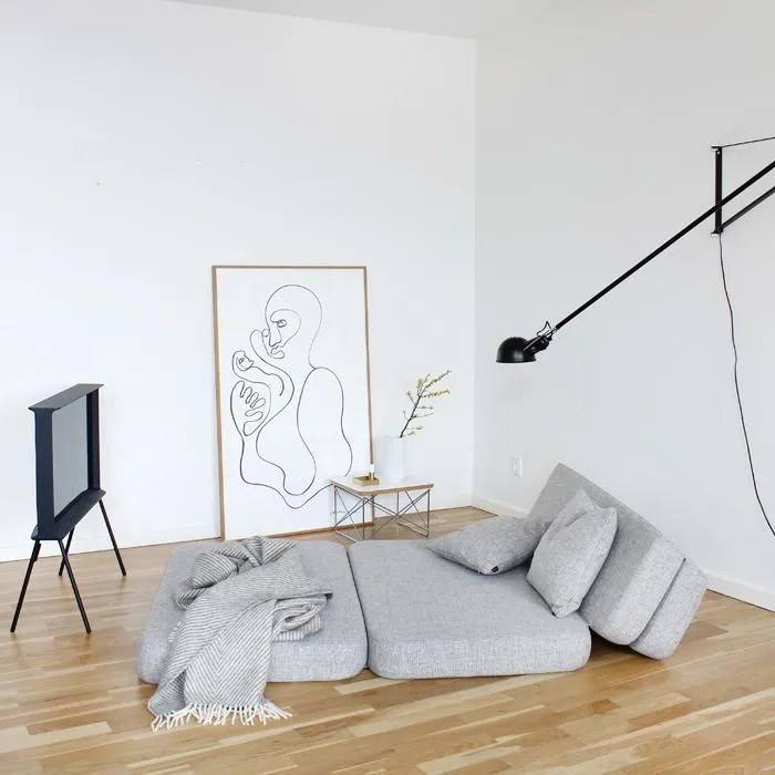 by KlipKlap KK 3 Fold Sofa 36x120x70cm - Brown W. Sand (Pre-Order; Est. Delivery in 2-4 Weeks)