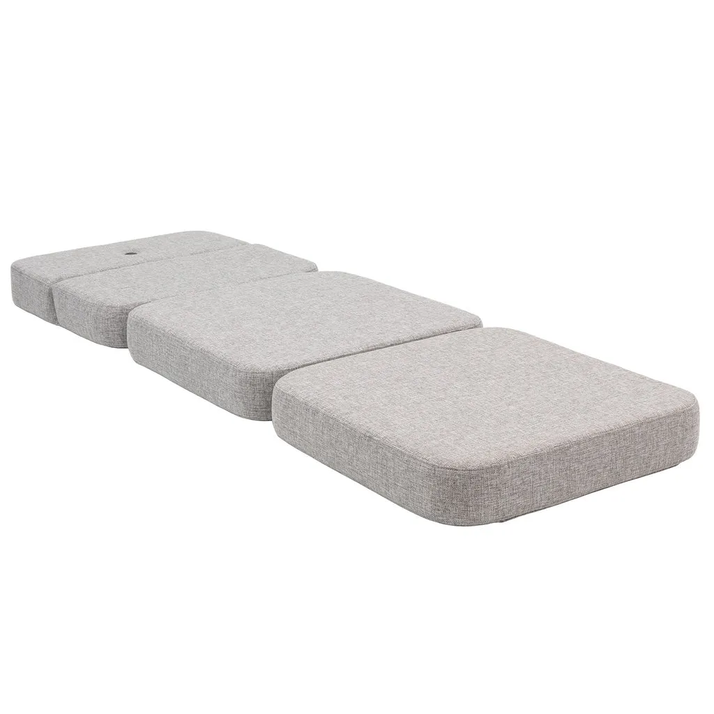 by KlipKlap KK 3 Fold Sofa Single 36x70x70cm - Sand W. Sand (Pre-Order; Est. Delivery in 2-4 Weeks)