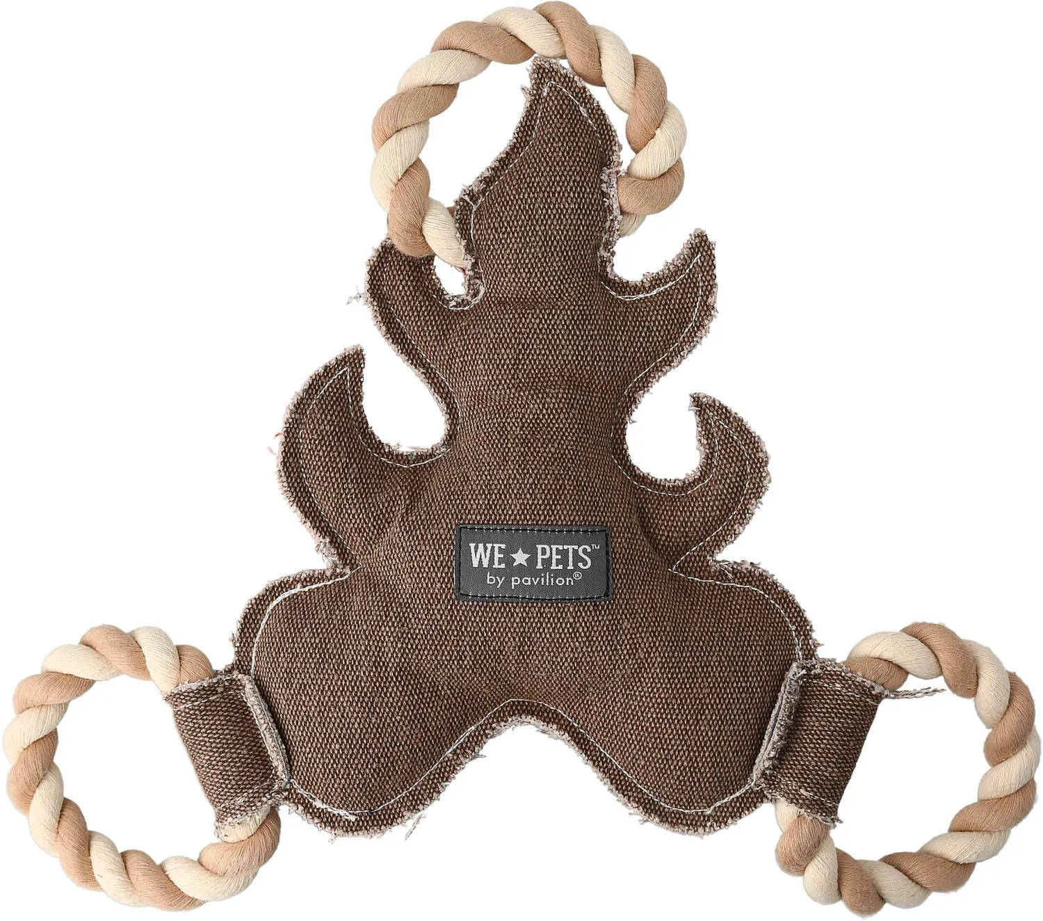 Camping Dog - 12" Canvas Dog Toy on Rope