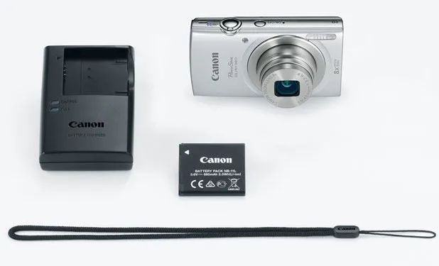 Canon PowerShot ELPH 180 20 Megapixel Silver Digital Camera - 1093C001