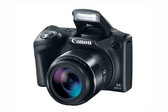 Canon PowerShot SX420 IS Black Digital Camera - 1068C001