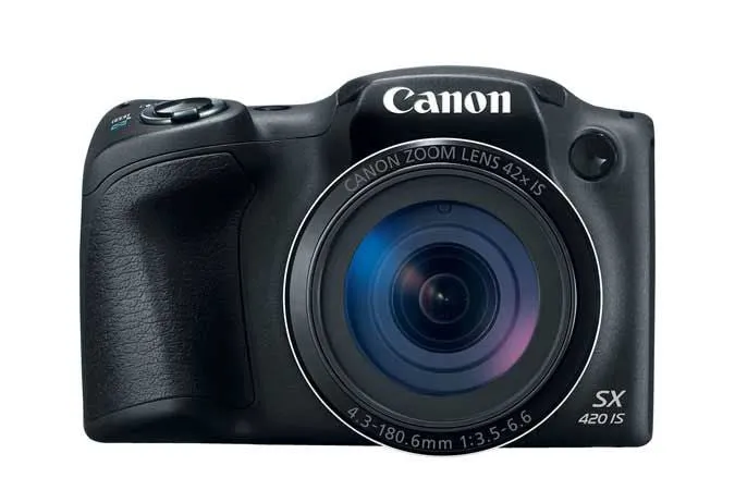 Canon PowerShot SX420 IS Black Digital Camera - 1068C001