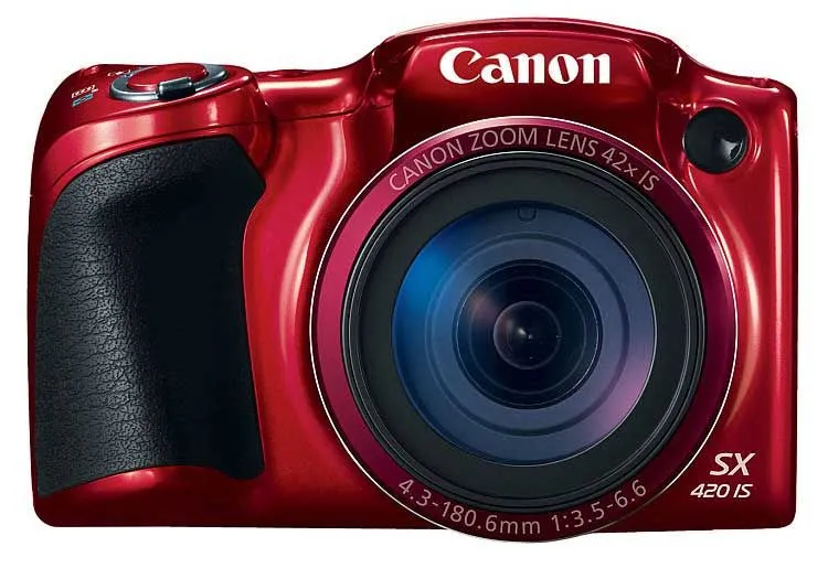 Canon PowerShot SX420 IS Red Digital Camera - 1069C001