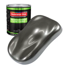 Charcoal Gray Firemist - LOW VOC Urethane Basecoat Auto Paint - Gallon Paint Color Only - Professional Gloss Automotive Car Truck Refinish Coating