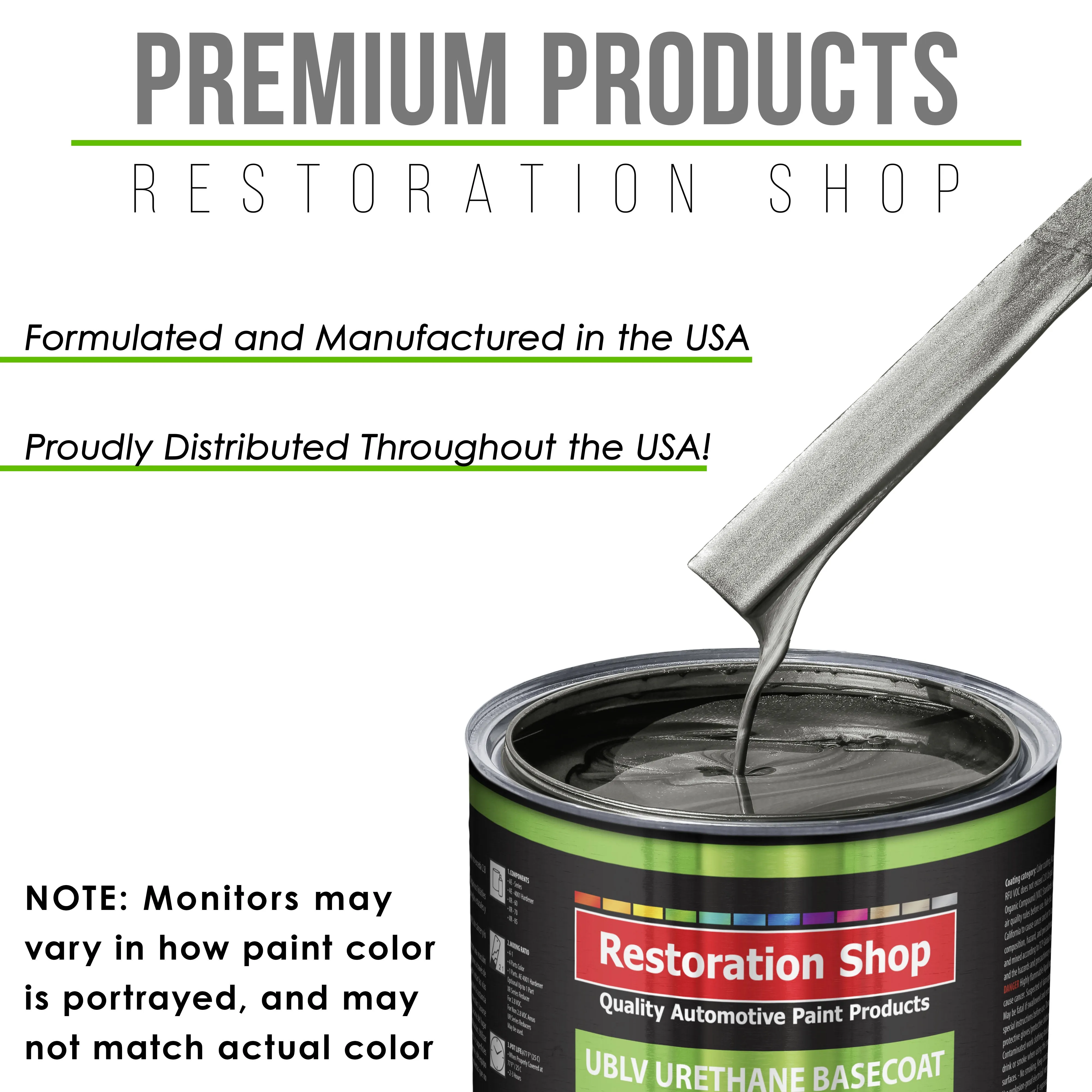Charcoal Gray Firemist - LOW VOC Urethane Basecoat Auto Paint - Gallon Paint Color Only - Professional Gloss Automotive Car Truck Refinish Coating