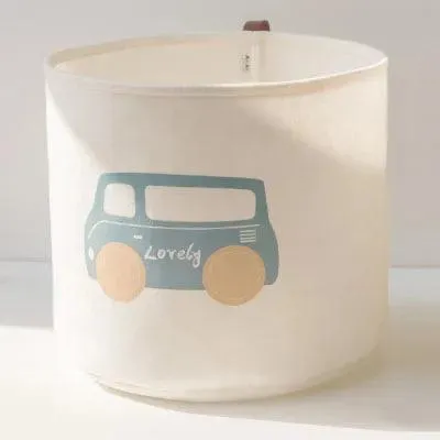Chic Eco-Friendly Ivory Felt Organizer Basket - Stylish Home Storage Solution