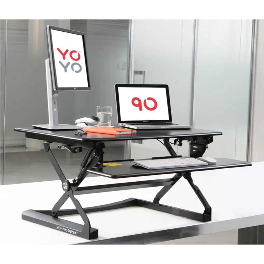 CLASSIC 90 Dual Monitor Standing Desk Converter