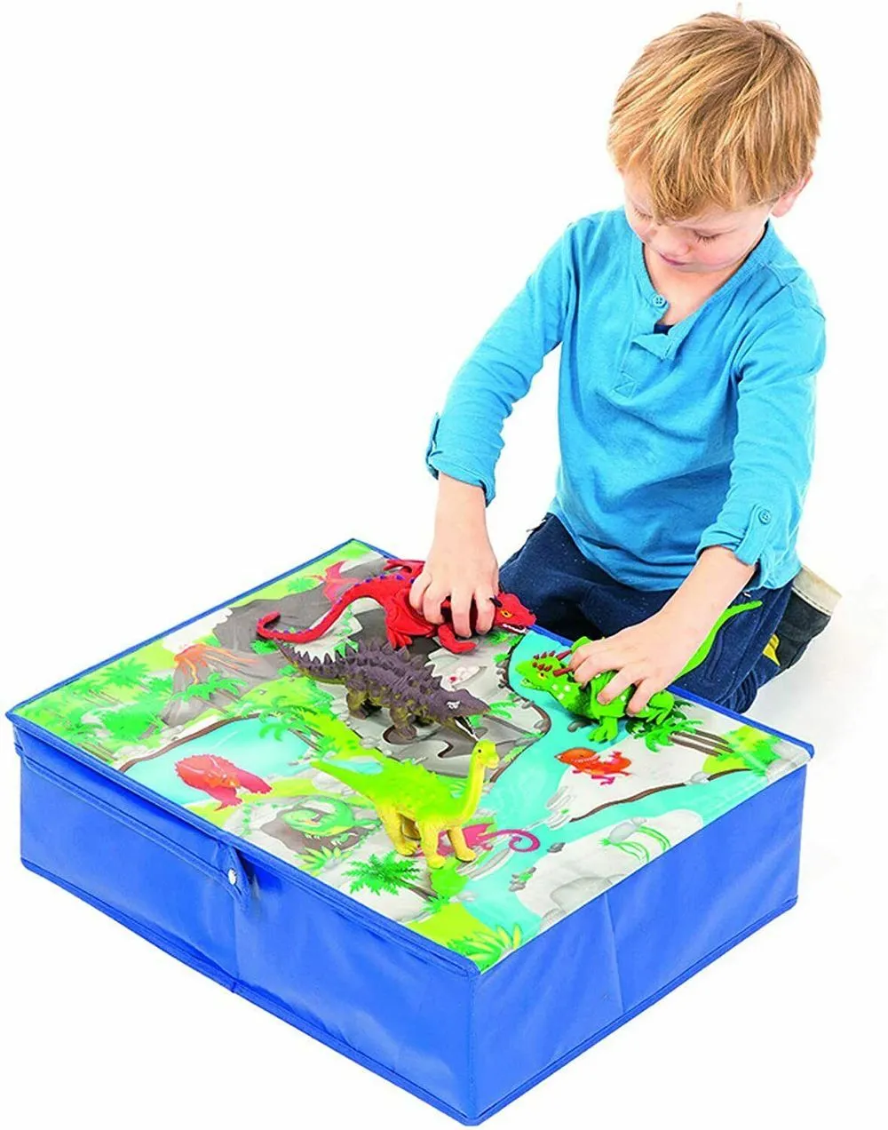 Dinosaur Toy Storage Box - Fun2Give Play Table for Kids