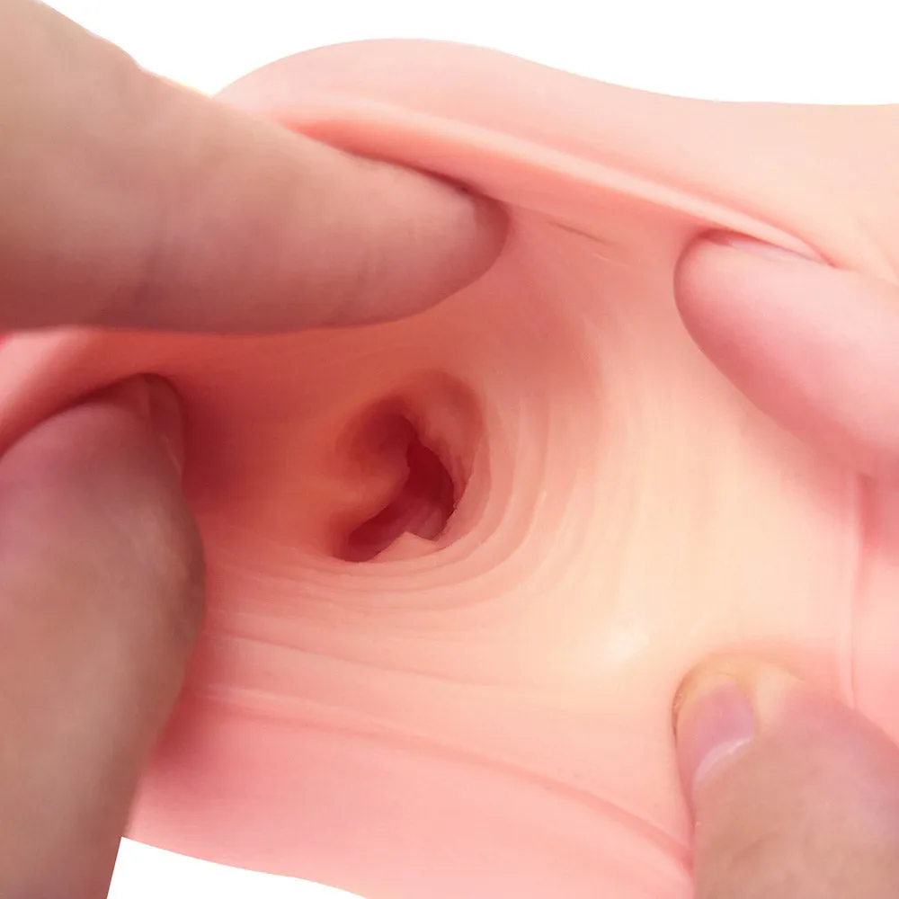 E4 Jessica Realistic Ribbed Vagina and Ass Masturbator 6 lb