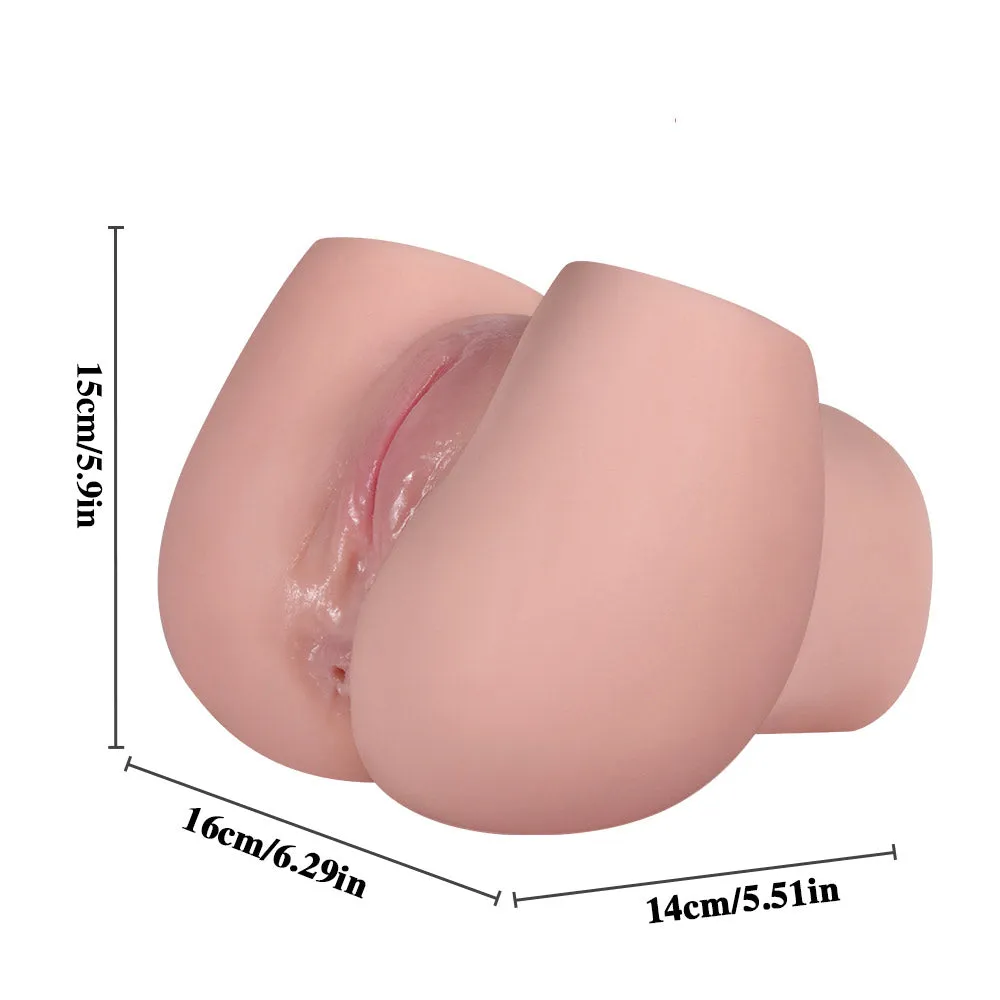 E48 Roxanne Realistic Ribbed Vagina and Ass Masturbator 4 lb