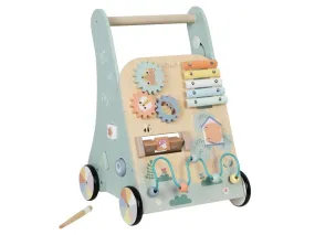 EliNeli Multifunktionale Lauflernwagen aus Holz - Pastel