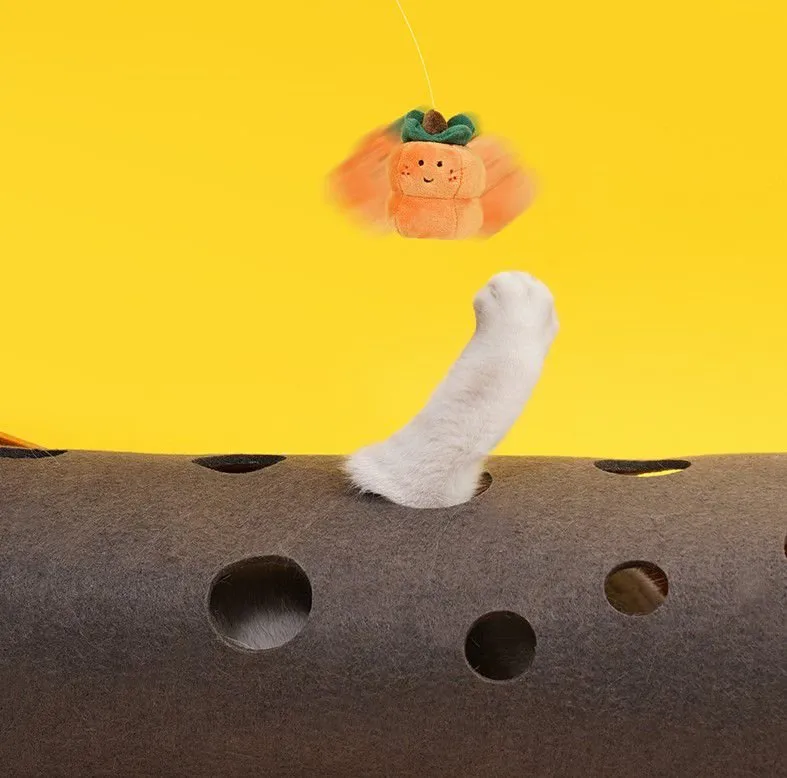 Extendable DIY Play Cat Tunnel Cheese Mat