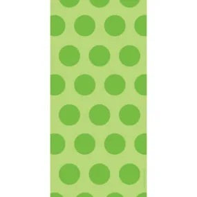 Fresh Lime Dots Cellophane Bags | 20 ct