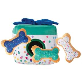 Fringe Birthday Gift Box Burrow Dog Toy