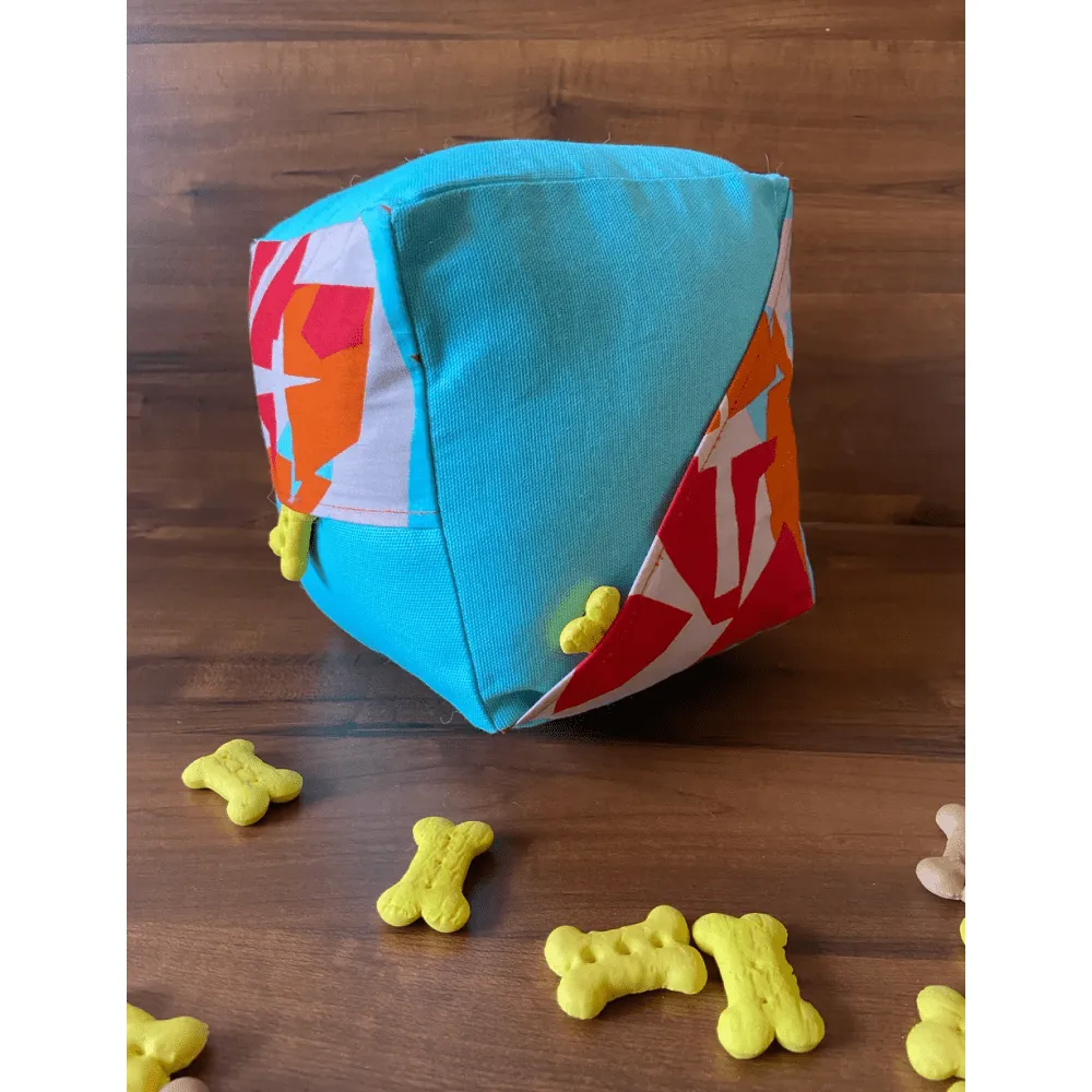 FurBuddies Jamaican Teal Vibe Puzzle Toy for Dogs