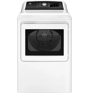 GTD58GBSVWS GE® 7.4 cu. ft. Capacity Gas&#x00A0;Dryer with Up To 120 ft. Venting&#x00A0;and&#x00A0;Sensor Dry