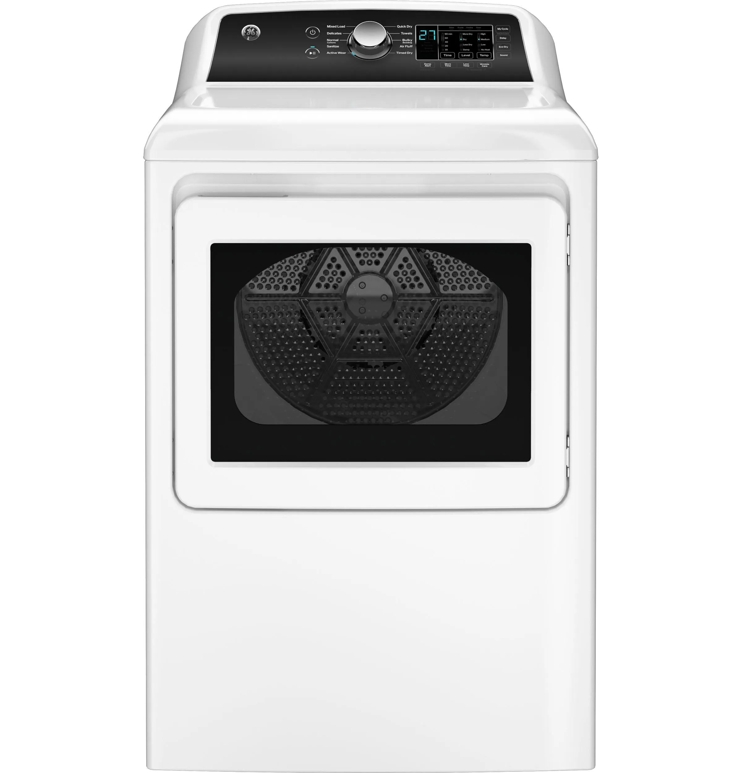 GTD58GBSVWS GE® 7.4 cu. ft. Capacity Gas&#x00A0;Dryer with Up To 120 ft. Venting&#x00A0;and&#x00A0;Sensor Dry