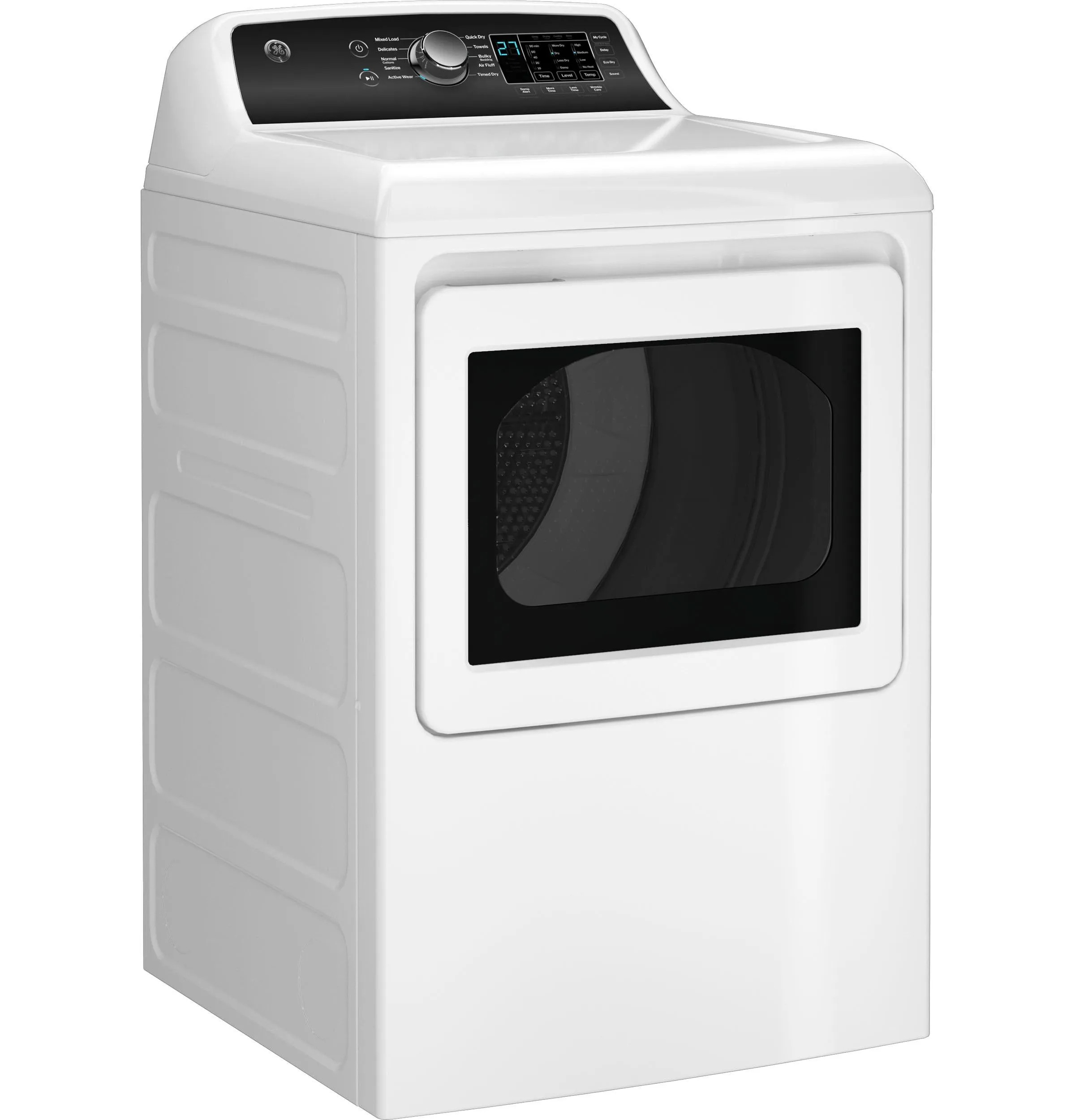 GTD58GBSVWS GE® 7.4 cu. ft. Capacity Gas&#x00A0;Dryer with Up To 120 ft. Venting&#x00A0;and&#x00A0;Sensor Dry