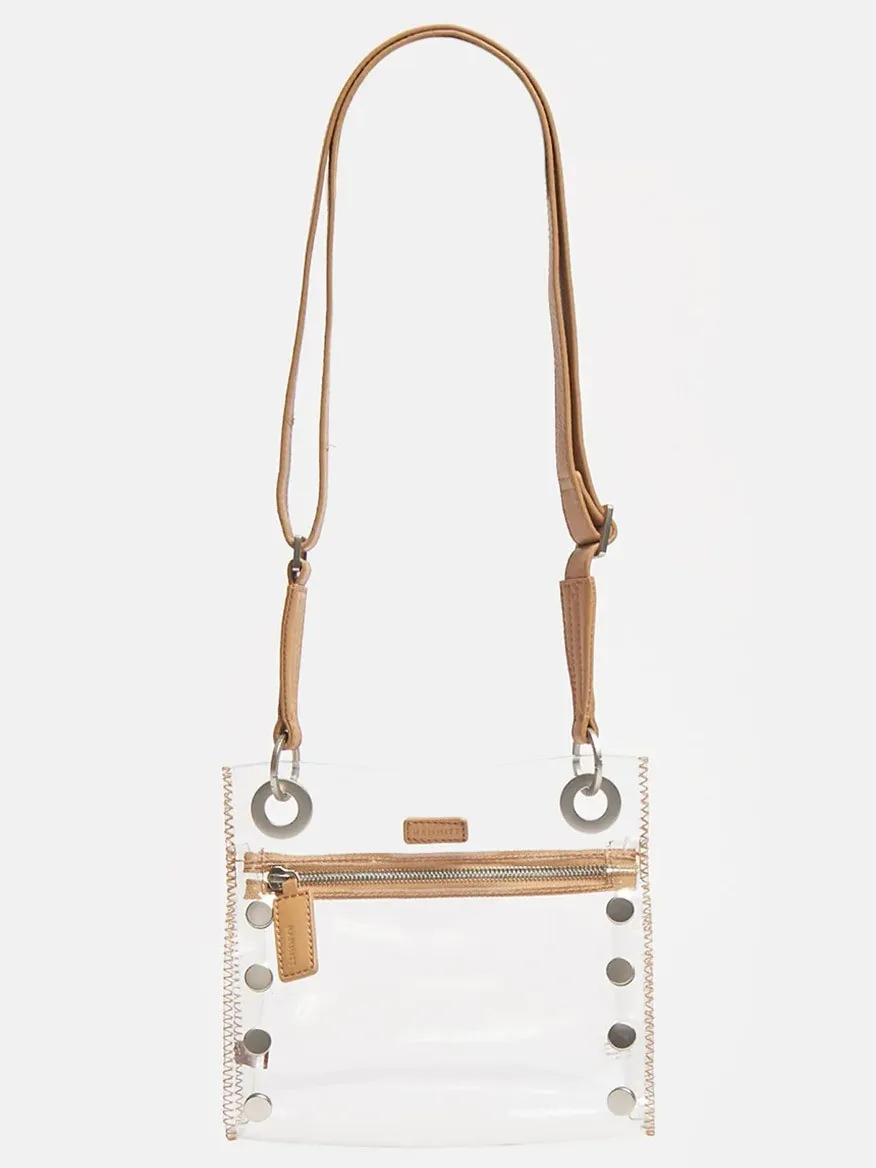 Hammitt Los Angeles Tony Small Crossbody Bag in Clear Toast Tan