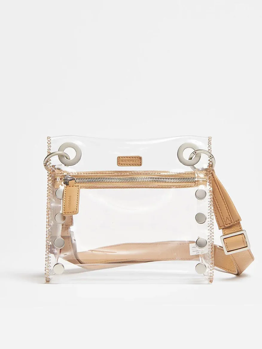 Hammitt Los Angeles Tony Small Crossbody Bag in Clear Toast Tan