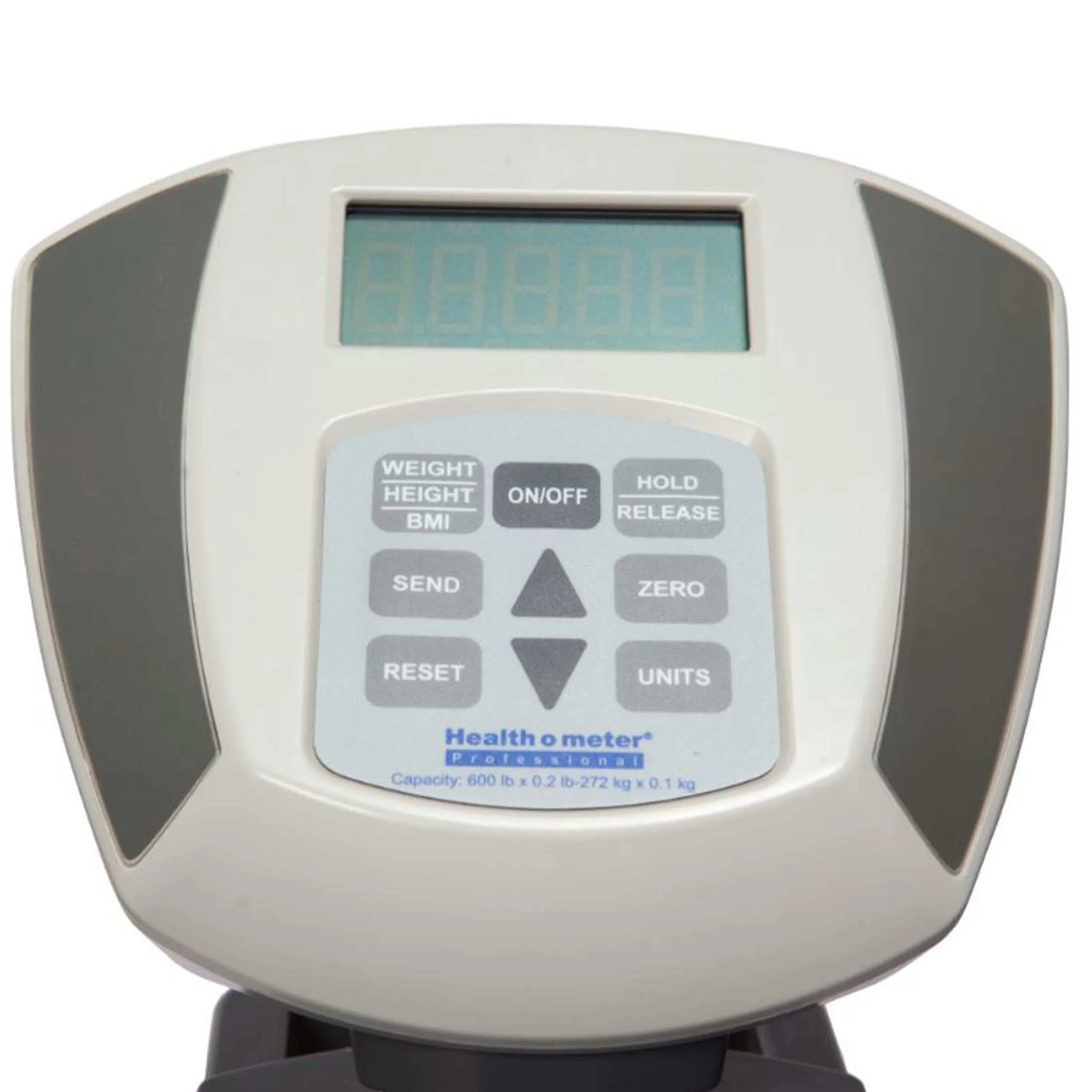 Health o Meter Heavy Duty Eye Level Digital Scale with Integral Digital Height Rod and Connectivity Kit